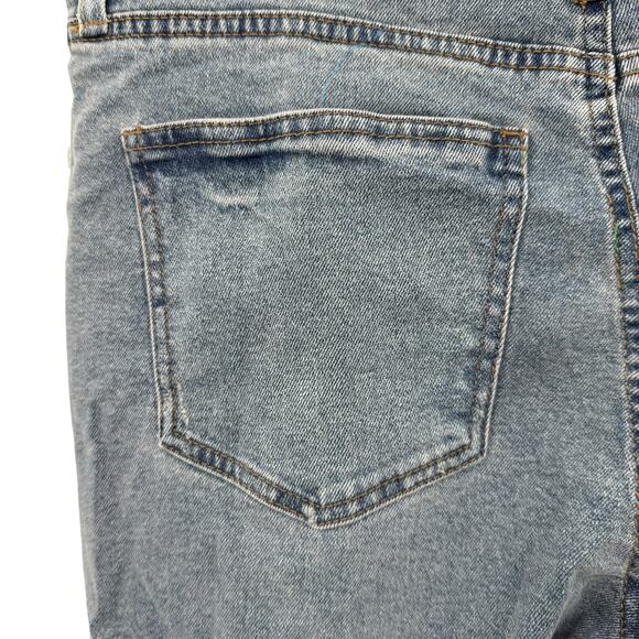 NEW Tinseltown Jeans Size 31 Juniors Size 13 Hi-Rise Straight Leg distressed - Picture 4 of 7